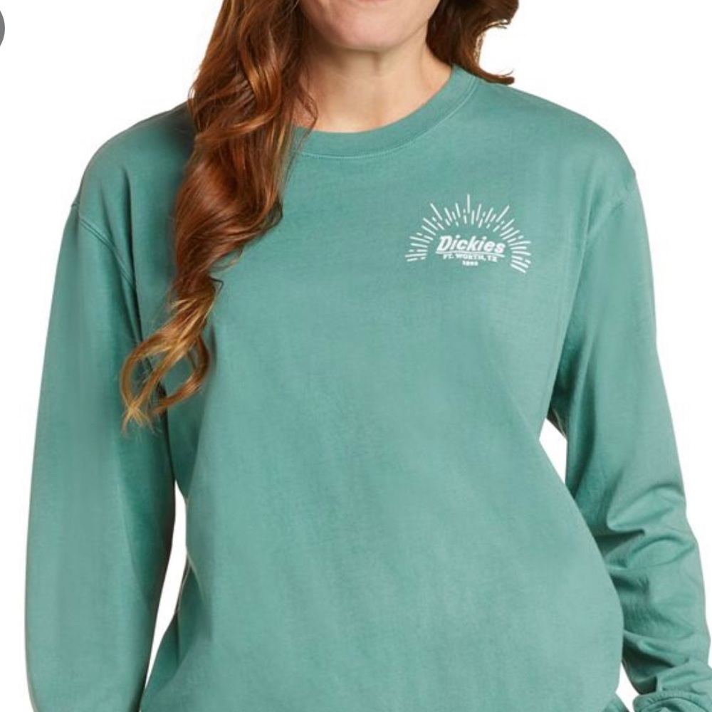 Dickies Juniors' Long-Sleeved Logo Graphic T-Shirt